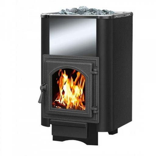 Печь для бани Везувий Сенсация 16 Антрацит (270) без выносного тоннеля