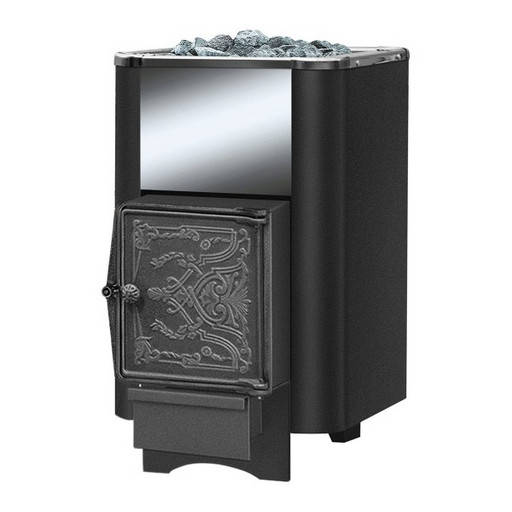 Печь для бани Везувий Сенсация 16 Антрацит (ДТ-4) без выносного тоннеля