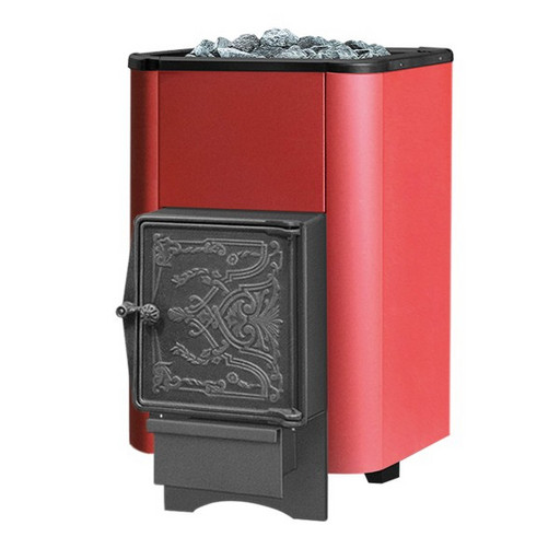 Печь для бани Везувий Сенсация 16 Терракот (ДТ-4) без выносного тоннеля