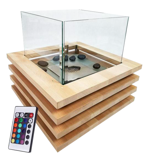 Биокамин Impulse c подсветкой LED (ZeFire)