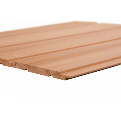 Вагонка Premium широкая, штиль, канадский кедр, ТЕМНЫЙ, 25х185(175) мм.