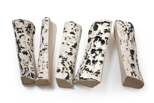 Керамические дрова береза колотая (ZeFire) - 5 шт