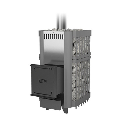 Печь для бани Костер Сетка  стальная дверка 14м3