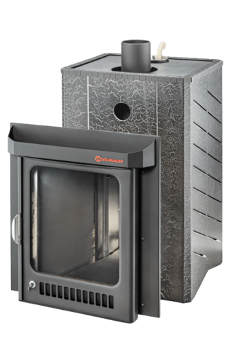 Печь банная Квадра в кожухе Лайн ПФ до 25м3