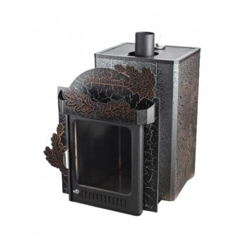 Печь банная Квадра в кожухе Дуб ПФ до 25 м3