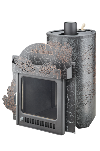 Печь банная Малютка в кожухе Дуб ПФ до 18 м3