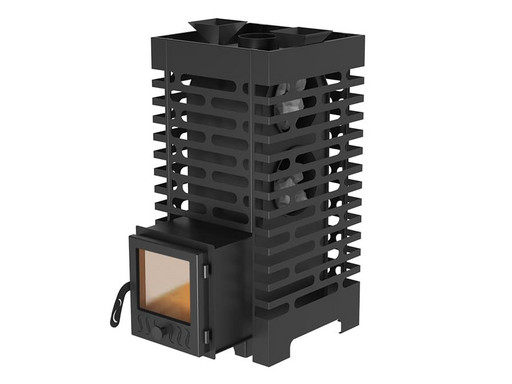 Печь банная Астон (Aston) 20 сталь 18-22м3 со стеклом