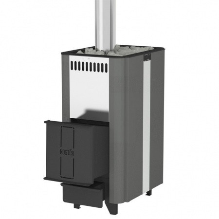 Печь для бани Костер стальная дверка 18м3