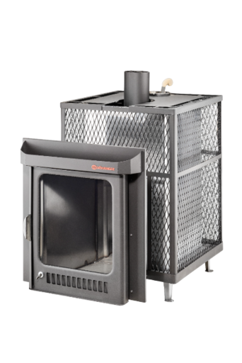 Печь банная Квадра Сетка ПФ до 25 м3