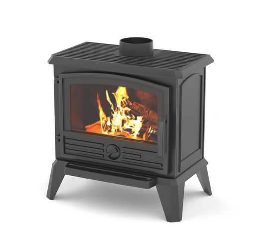 Печь-камин Эверест F8 чугунный