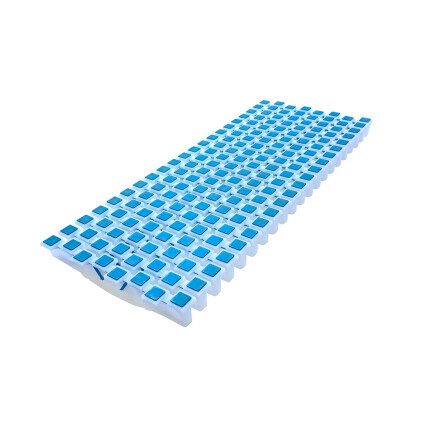 Переливная решётка Nexus Scacco 200x25 мм