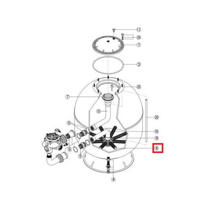 Сепаратор Hayward S360SLE (RRFI0008.03R\500201150000)