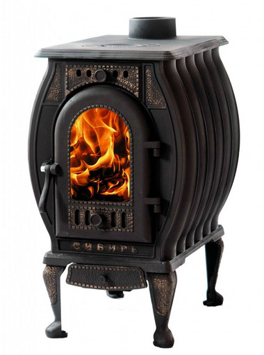 Печь-камин чугунная "Сибирь"