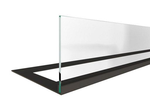 Стекло декоративное для биокамина серии Standart 620 для встраивания в портал (ZeFire)