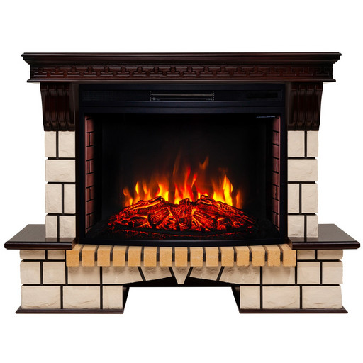 Электрокамин Stone 33 AO с очагом Firespace 33