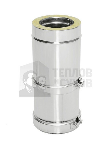 Труба Телескоп Термо L (300-450) ТТТ-Р с хомутом (316-0.8/304)