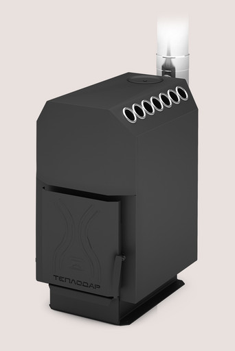 Печь отопительная ТОП 200 стальная дверца