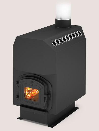 Печь отопительная ТОП 300 с чугунной дверцей