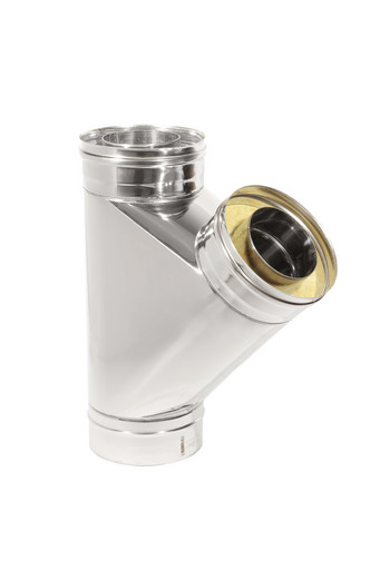 Тройник Термо 45 ТРТ-Р +2 хомута (304-0.8/304)