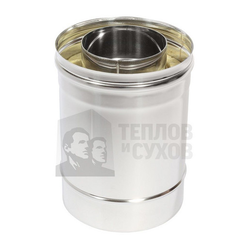 Труба Термо L 250 ТТ-Р с хомутом (316-0.5/304)