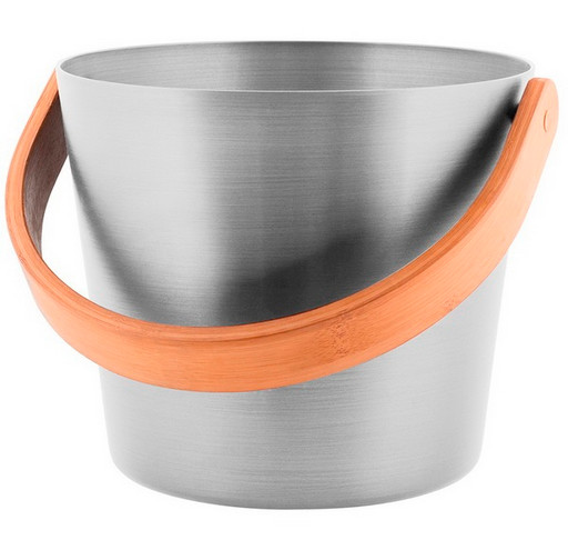 Ведро Tammer-Tukku Rento алюминиевое с бамбуковой ручкой (алюминий, арт. 261307)