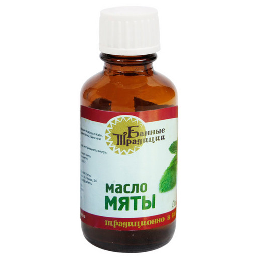 Масло мяты 25мл. "Банные Традиции"