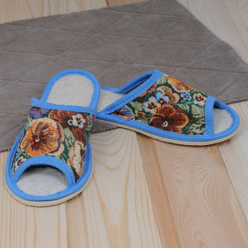 Тапочки открытые "Гобелен" жен.