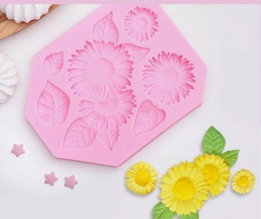 Молд подсолнухи