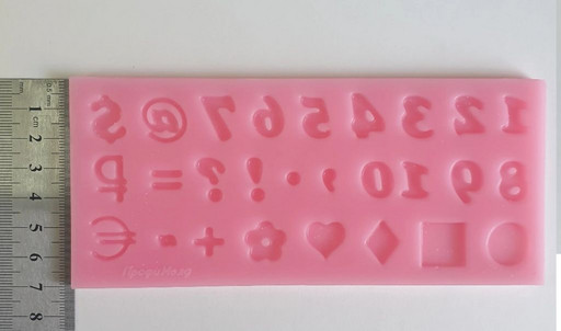 Молд цифры 1