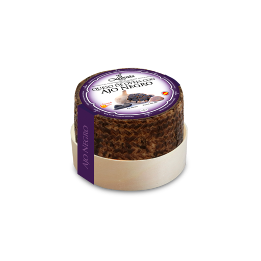 Полутвёрдый Сыр Baby Sheep Cheese 5 Months With Black Garlic Manchego (Бейби Сыр Манчего 5 месяцев с чёрным чесноком мини)