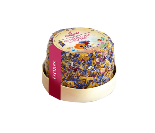 Полутвёрдый Сыр Baby Queso de Oveja 5 meses con flores Manchego (Бейби овечий сыр Манчего 5 месяцев с цветами мини)