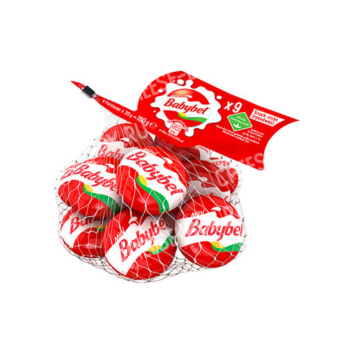 Мягкий сыр Бейбибел Оригинальный мини сетка 9*20 (Original Mini Cheeses Babybel) 180гр