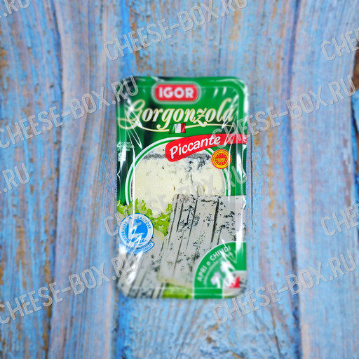 Мягкий Сыр Горгонзола Пиканте Игор (Igor Gorgonzola Piccante DOP) 200гр