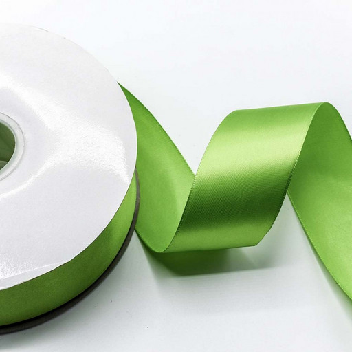 556-50/551 Лента атласная полиэстер 5 см *100 ярдов светло-салатовый 1/5 1/20
