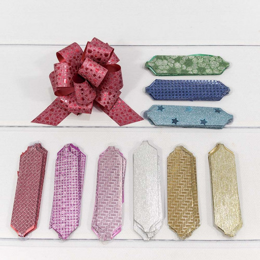000542-30 Бант-шар 3 см "Блеск с рисунком" (микс) 1/50 1/2000
