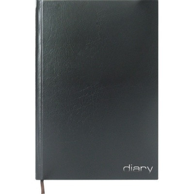 Ежедневник недатированный, А6, 160 л., 60 г/м², тв. перепл., бумвинил, тисн. ф., Attomex_черный