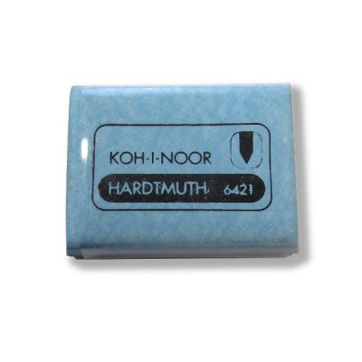 Ластик-клячка KOH-I-NOOR Hardtmuth, 47*36*9 мм, каучук, мягкий, синий