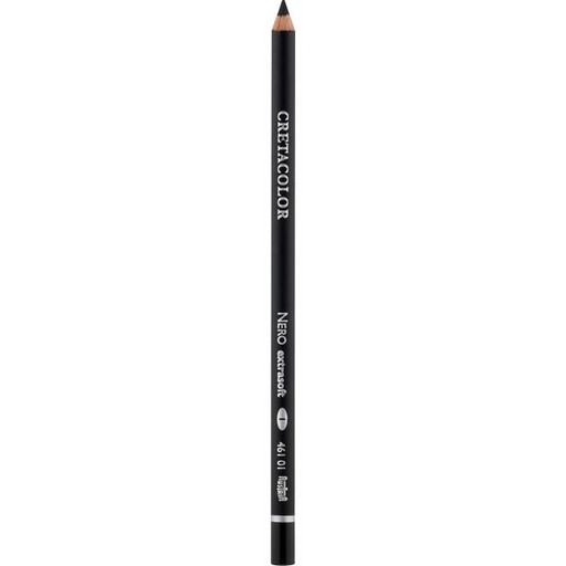 Карандаш художественный черный CRETACOLOR Nero, 1/Extra soft, масленный, водостойкий, круг. сечение