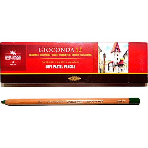 Пастель сухая в карандаше KOH-I-NOOR Gioconda Soft Pastel, оливковый темный, 4.2 мм