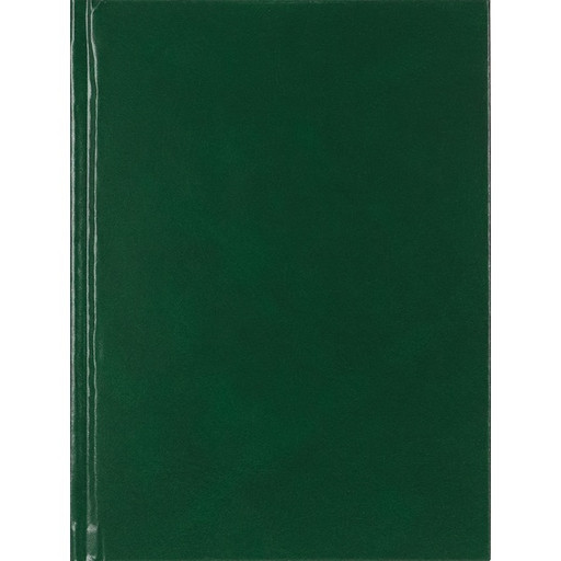 Ежедневник недатированный, А5, 128 л., 60 г/м2, тв. перепл., бумвинил, Prof-Press_зеленый
