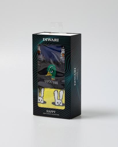 DIWARI Хлопковые носки HAPPY (3 пары)40-41