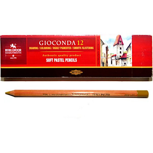 Пастель сухая в карандаше KOH-I-NOOR Gioconda Soft Pastel, охра оливковая, 4.2 мм