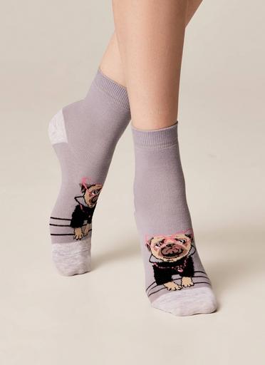 Брестские Носки женские 1133 CLASSIC (с пушистым рисунком)