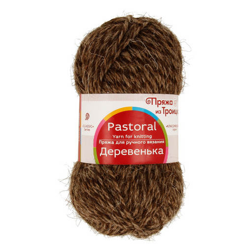 Пряжа из Троицка "Деревенька" 100% шерсть 10 шт. х 100 г 170 м