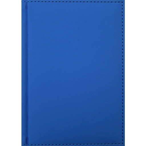 Ежедневник недатированный, А6, 128 л., 60 г/м2, тв. перепл., и/к, поролон, Plano Amarone_Деним