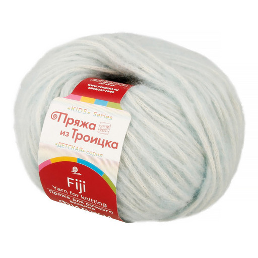 Пряжа из Троицка "Фиджи" 60% хлопок, 20% мериносовая шерсть, 20% акрил 5 шт. х 50 г 95 м