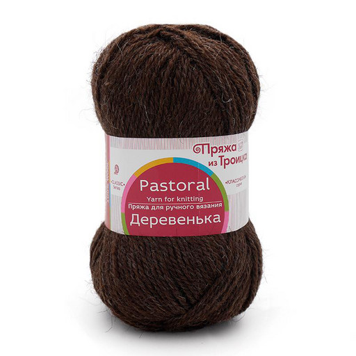 Пряжа из Троицка "Деревенька" 100% шерсть 10 шт. х 100 г 170 м