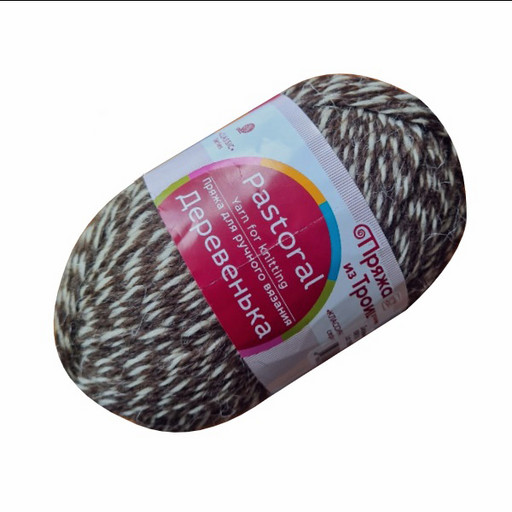 Пряжа из Троицка "Деревенька" 100% шерсть 10 шт. х 100 г 170 м