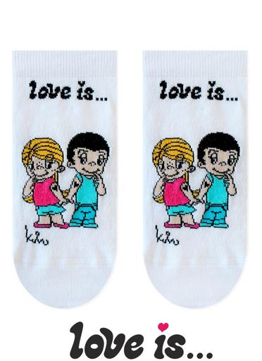 БРЕСТСКИЕ НОСКИ ЖЕНСКИЕ 1163 LOVE IS (укороченные)