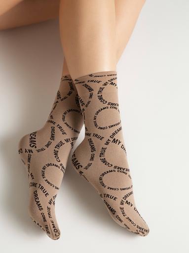 CONTE FANTASY Плотные носки с вывязанным рисунком «My dreams»